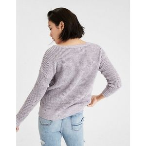 AMERICAN EAGLE Distressed Chenille Sweater